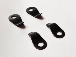 4 x Replacement Rounded Stove Glass Clips